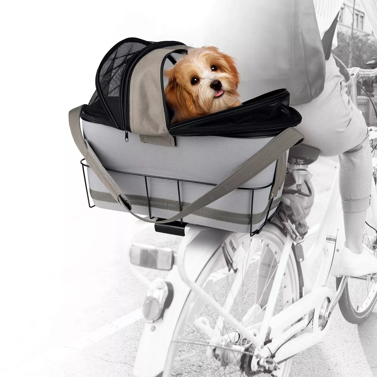 Dog transport bicycle bag - Image 3